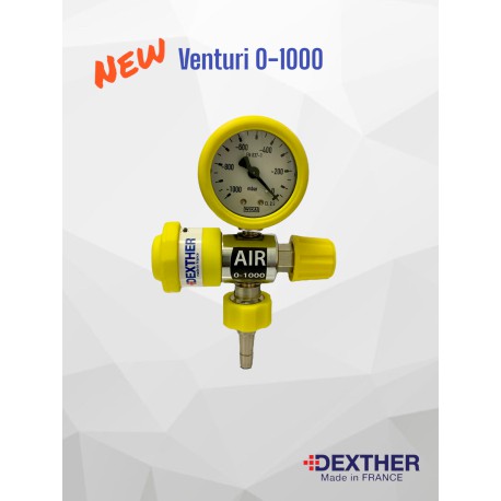 Venturi vacuum regulator 0-1000