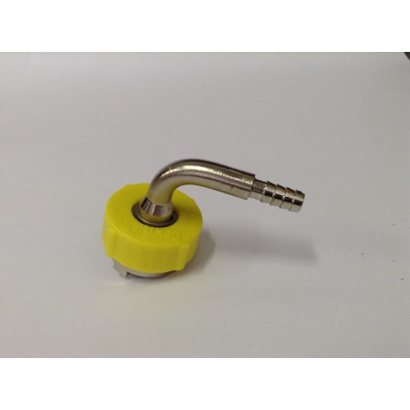 Embout coudé pour flexible