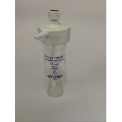 Oxygen humidifier 250 mL, autoclavable at 134 °C