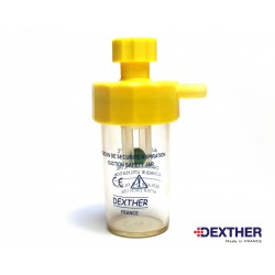 Recipient de siguranță 100 mL, autoclavabil la 134 °C, pentru regulator de vid