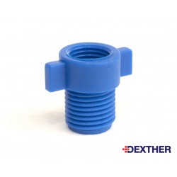 Adapter 12x125 Innengewinde auf 9/16" Außengewinde für Befeuchter