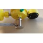 Complete rail mounting system for vacuum